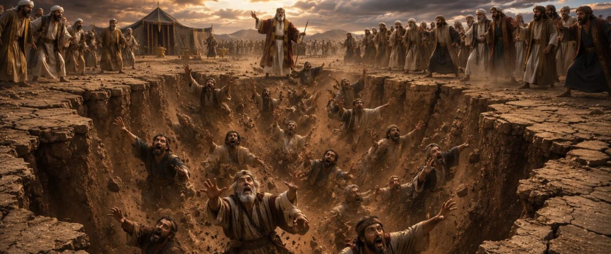 لماذا أكلت النار قورح و٢٥٠ شخص ؟