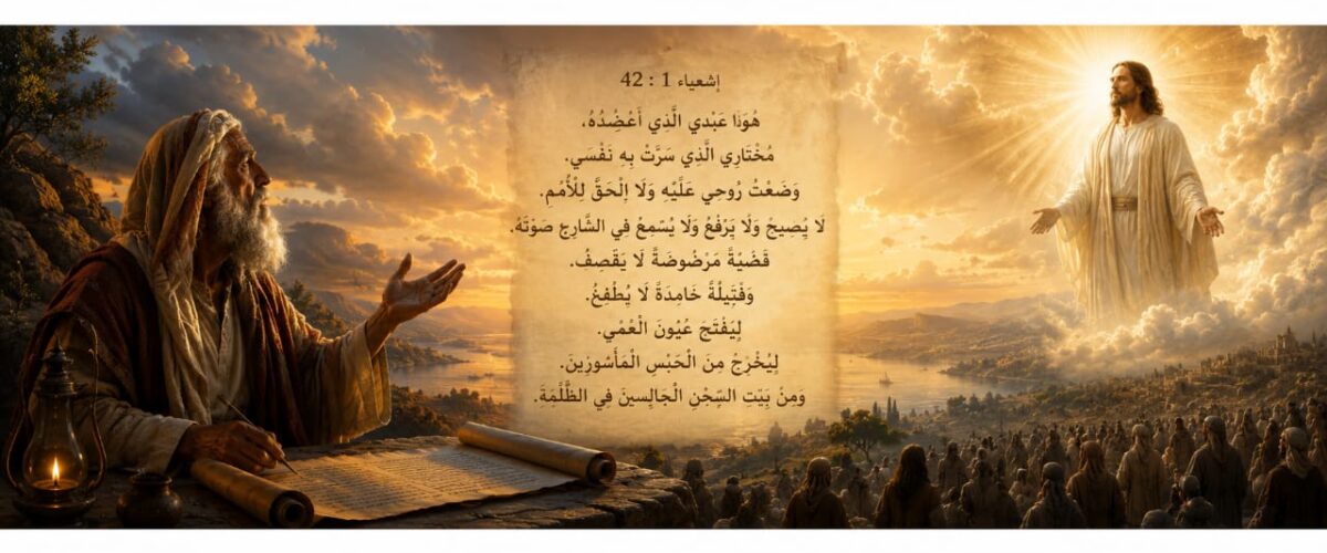 هل إشعياء ٤٢: ١ نبوءة عن رسول الإسلام محمد؟
