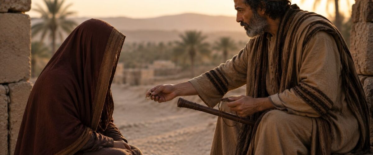 هل علاقة ثامار مع يهوذا في التكوين ٣٨: ١٨ تشريع للزنى في الكتاب المقدس؟