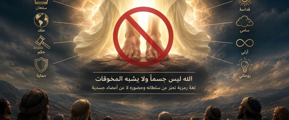 هل الكتاب المقدس يثبت صفة القدمين للرب ؟